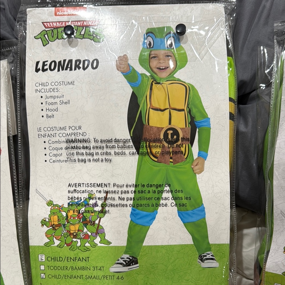 Nickelodeon Green and Blue Superhero Costume